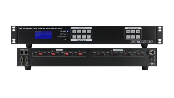 4K60 4進4出HDMI無縫拼接矩陣 1.5U -碧云祥