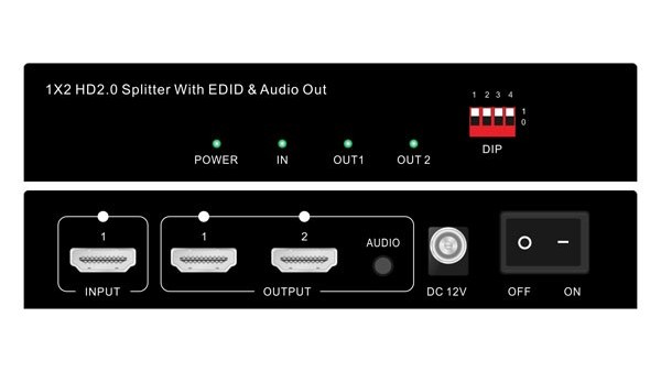 4K60 HDMI分派器 1進2出-碧云祥